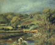 Pierre Renoir The Wasberwoman painting